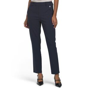 RACHEL ZOE Navy New Sailor Belt Loop Pants